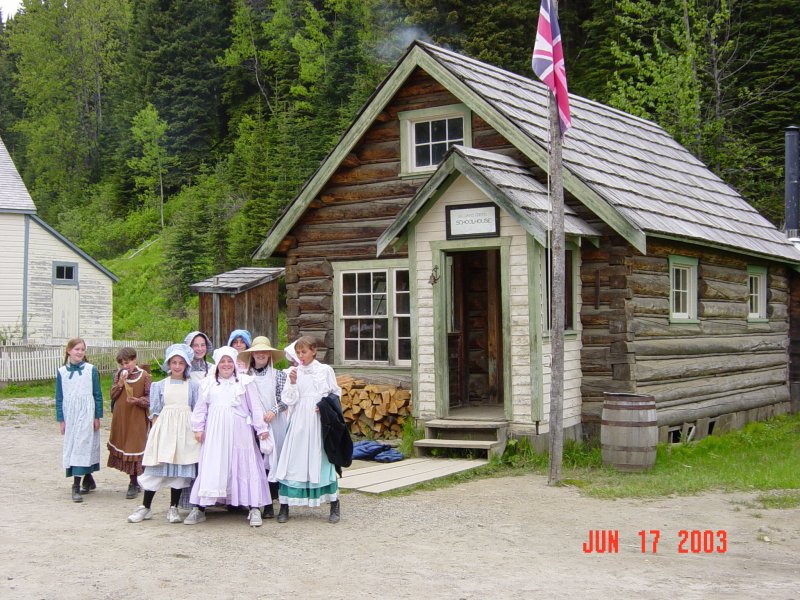 The School House at Barkerville.